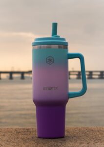 ICEWATER 40 oz Tumbler with 2 Lids