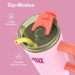 OISIZ 40 oz Tumbler with Handle and Straw Lid