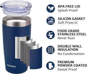 The SUNWILL 20 oz tumbler