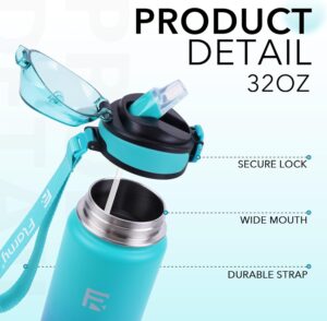 Flarny 32 oz Insulated Water Bottle