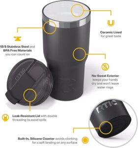 RTIC Essential Tumbler with Lid
