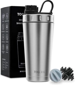 TOOFEEL Protein Shaker Bottle 20 oz