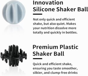 TOOFEEL Protein Shaker Bottle 20 oz